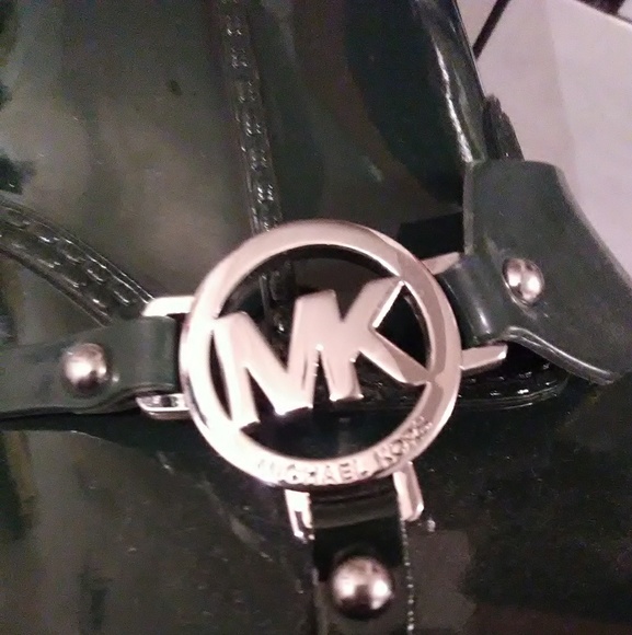 Michael Kors Women's Dark Green Rain Boots - Picture 7 of 8